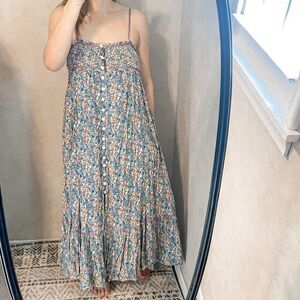 free people midi dress poshmark Oasis Midi Dress | Square Neck Dress